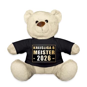 Meister der Kreisliga B 2026 - Teddy - Schwarz - Vorne