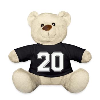 20- - Teddy Bear - black - Front