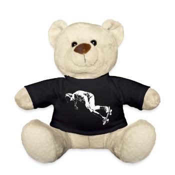 Skater - Teddy Bear - black - Front