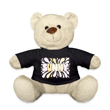 Sunny Splash Pastel Buchstaben - Teddy - Schwarz - Vorne