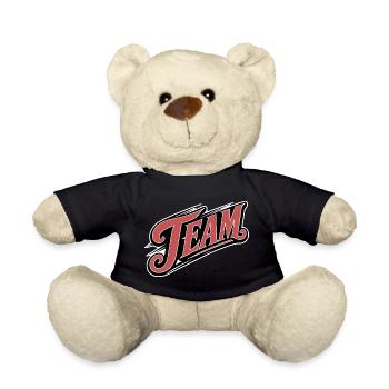 Team - Teddy Bear - black - Front