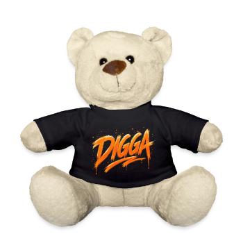 DIGGA – Déclaration de graffiti urbain - Nounours - noir - Devant