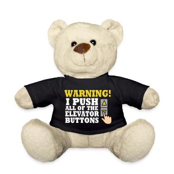 Aufzug - Teddy - Schwarz - Vorne