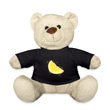 Zitrone - Teddy - Schwarz - Vorne
