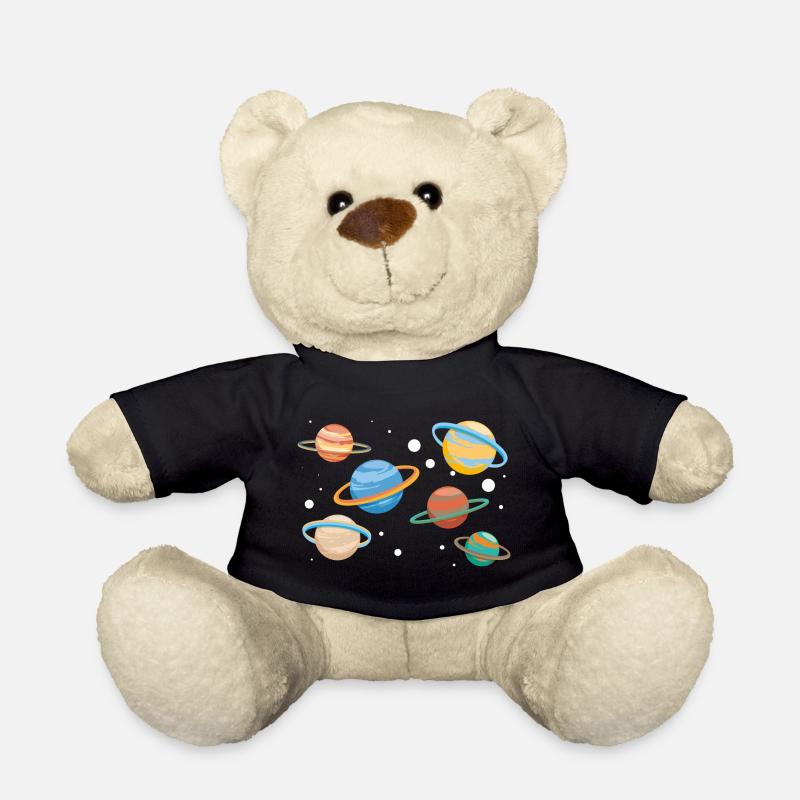 Saturn Planeten - Teddy - Schwarz