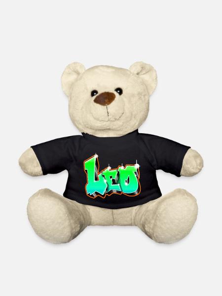 Leo Graffiti Green - Nounours - noir