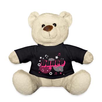 danse folle - Nounours - noir - Devant