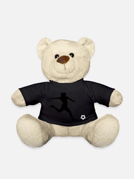 Frauenfussball - Frauenfußball - Teddy - Schwarz