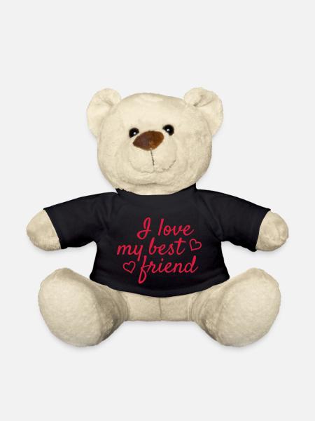 I love my best friend - Nounours - noir