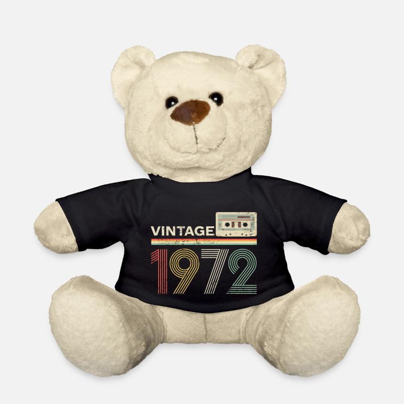 Cassette vintage 1972 - Nounours - noir