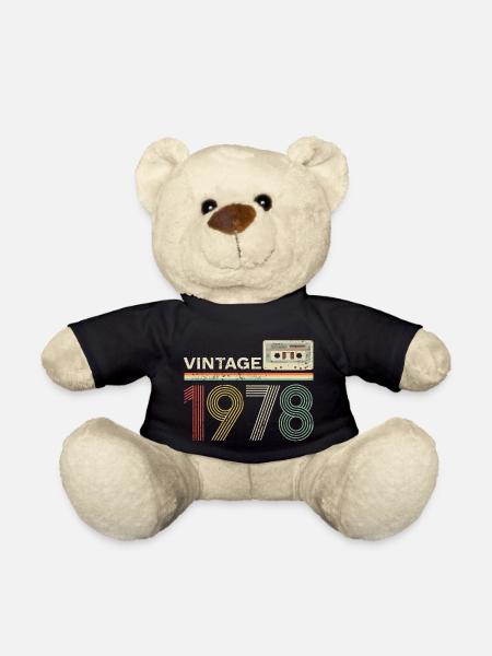 Cassette vintage 1978 - Nounours - noir