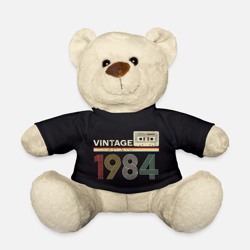 Cassette vintage 1984 - Nounours - noir