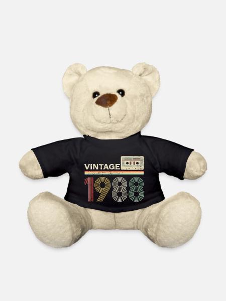 Cassette vintage 1988 - Nounours - noir