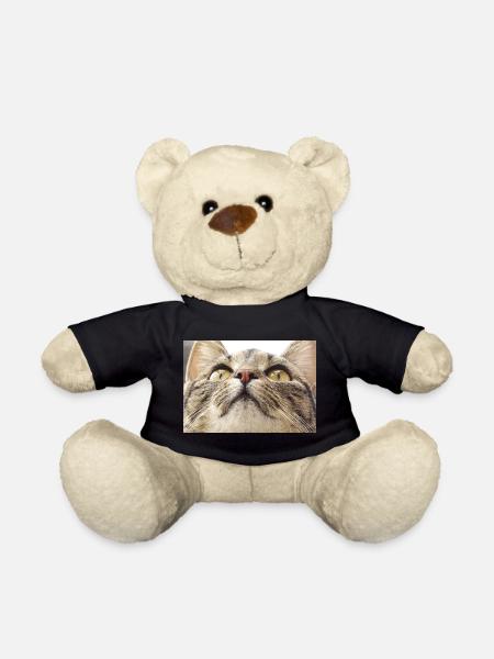 Katzengesicht von Minka - Teddy - Schwarz
