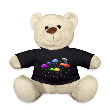 Nuits arc-en-ciel; Nuits arc-en-ciel; Étoiles; étoiles - Nounours - noir - Devant