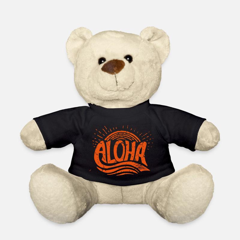 aloha - Teddy Bear - black