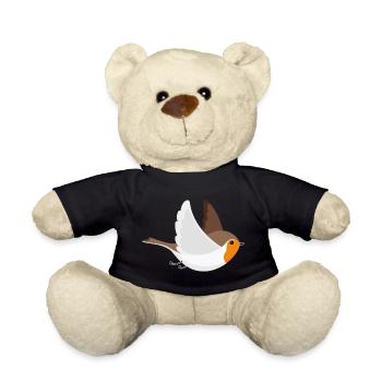 Robin volant d'oiseau - Nounours - noir - Devant