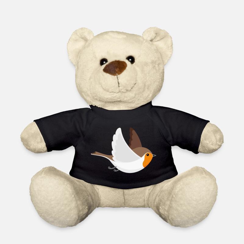 Vogel fliegen Rotkehlchen - Teddy - Schwarz