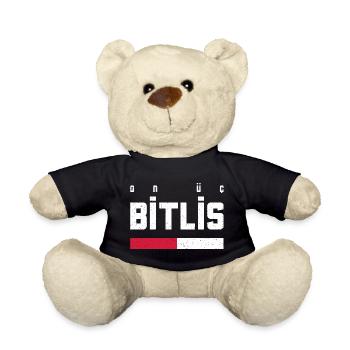 Bitlis 13 Turkey Turkiye TR Gift Holiday - Teddy Bear - black - Front