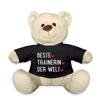 Beste Trainerin der Welt - Teddy - Schwarz - Vorne