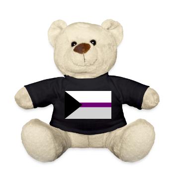 LGBT Demisexual - Teddy Bear - black - Front