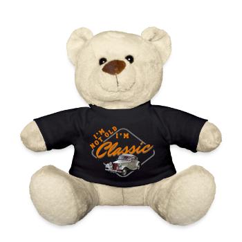 I'm Not Old I'm Classic Funny Car Graphic - Mens - Teddy Bear - black - Front