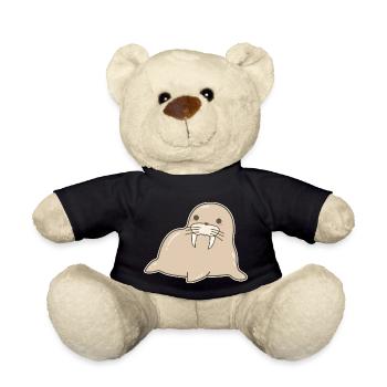 Walross - Teddy - Schwarz - Vorne