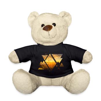 Natur Abenteuer Wald Berge Sonne Sonnenuntergang - Teddy - Schwarz - Vorne