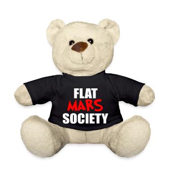 flat mars citation drôle - Nounours - noir - Devant