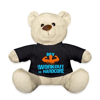 Gym Workout Homme Entraînement - Nounours - noir - Devant