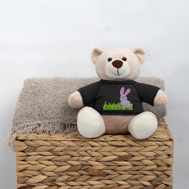 Kaninchen auf Gras Teddy
