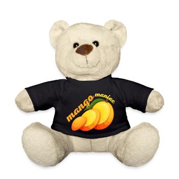mangomaniac mangeur de mangue fruit été soleil - Nounours - noir - Devant