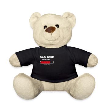 Dad Joke Loading - Teddy Bear - black - Front