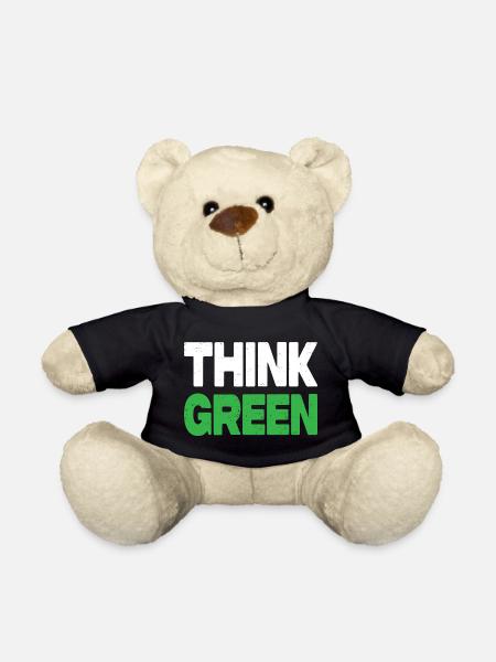 Think Green - Teddy - Schwarz