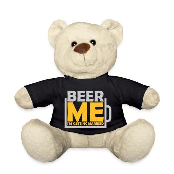 Beer Me Getting Married - Teddy - Schwarz - Vorne
