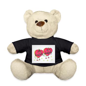 Herzen - heart touch - Teddy - Schwarz - Vorne