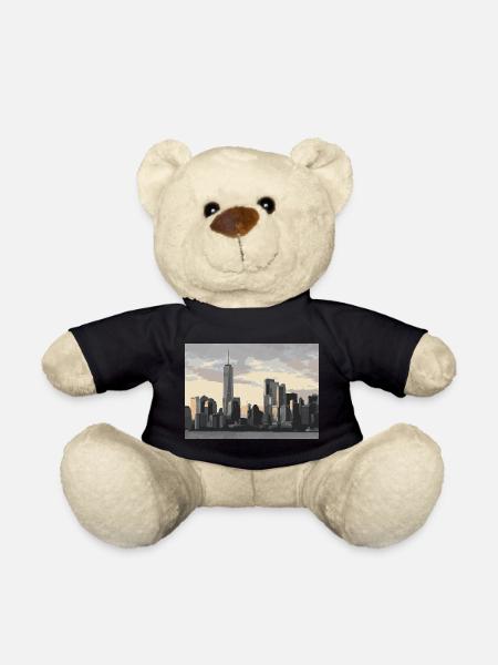 new york city skyline - Teddy - Schwarz