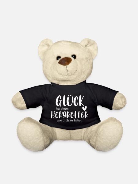 Bergretter Berg Klettern Geschenk - Teddy - Schwarz