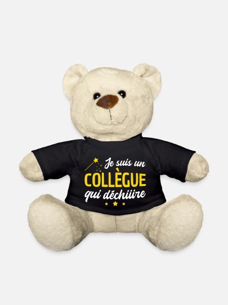 collègue qui déchire / humour collègue - Nounours - noir