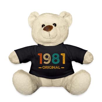 1981 ORIGINAL - Teddy - Schwarz - Vorne