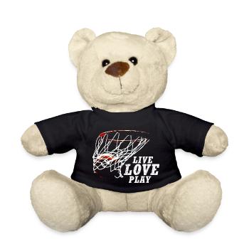 BASKETBALL, LIVE LOVE PLAY - Teddy - Schwarz - Vorne