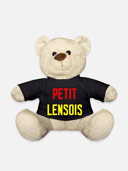 petit lensois lens sang & or bébé enfant supporter - Nounours - noir
