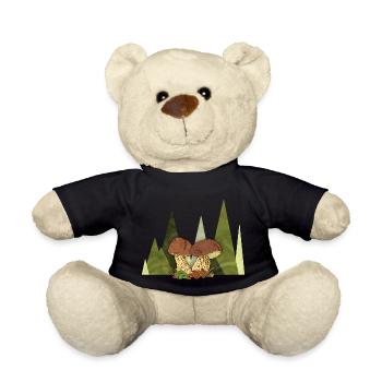 Pilze - Teddy - Schwarz - Vorne