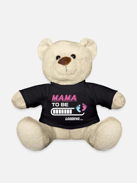 Mama to be loading birth gift - Teddy Bear - black