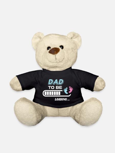 futur papa. Patienter cadeau naissance - Nounours - noir