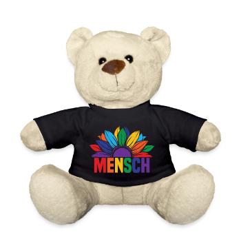 LGBTQ Regenbogen Sunflower Gay Pride - Teddy - Schwarz - Vorne
