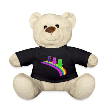Gummy Bears Kidcore cadeau arc-en-ciel coloré - Nounours - noir - Devant