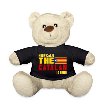 Design du drapeau de la Catalogne Keep - Nounours - noir - Devant