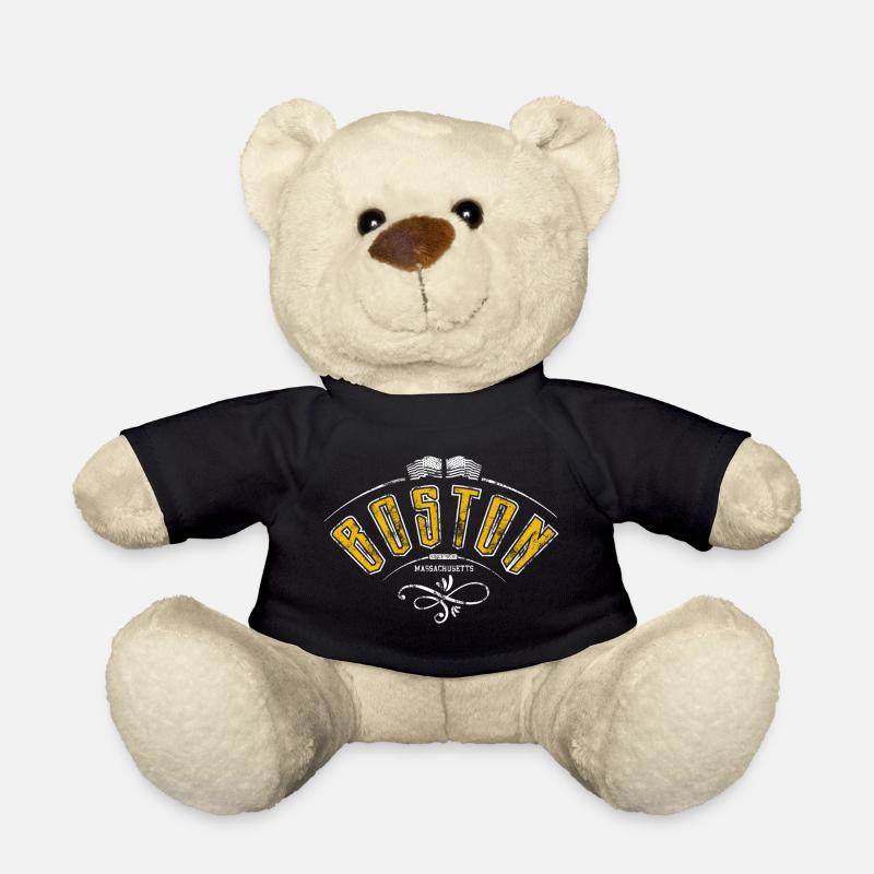 Boston grunge effect - Teddy Bear - black
