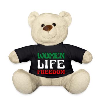 Liberté de vie des femmes - Femmes iraniennes mignonnes - Nounours - noir - Devant
